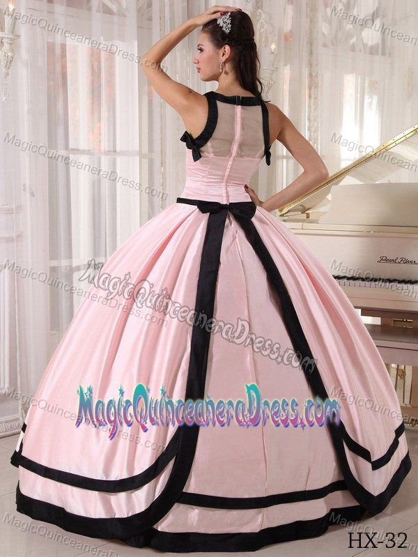 Hot Sale Cinderella Pink Ball Gown Quince Dresses in Palmira Colombia