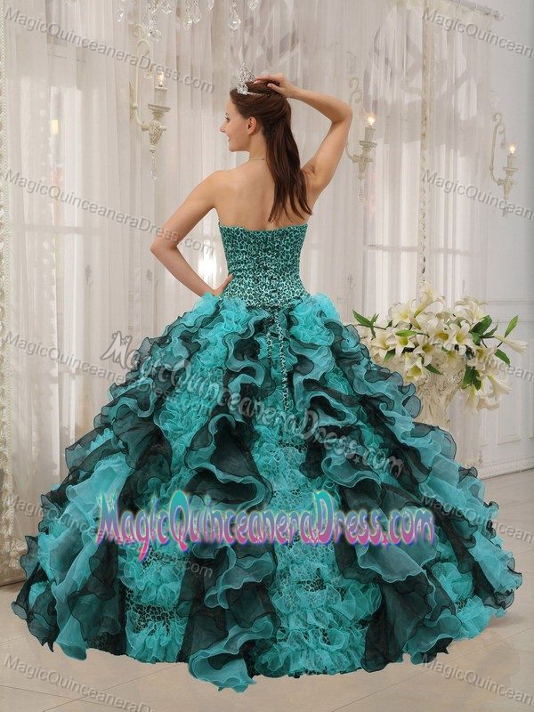 Multi-colored Sweetheart Quinceanera Dress with Beading in Saint George UT