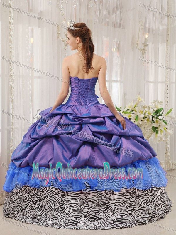 Strapless Floor-length Exclusive Quinceanera Dress with Beading in Appleton