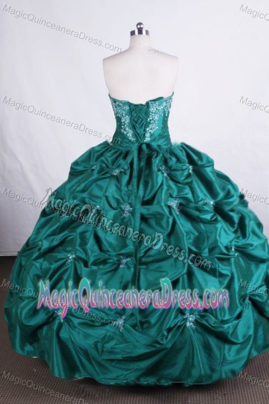 Sweetheart Appliques with Beading Quinceanera Dresses in Tumaco Colombia