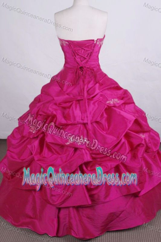 Appliques with Beading Sweetheart Quinceanera Dress in San Gil Colombia
