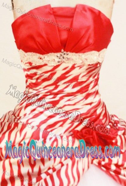 Strapless Quince Dress Appliques with Beading in Belo Horizonte Brazil