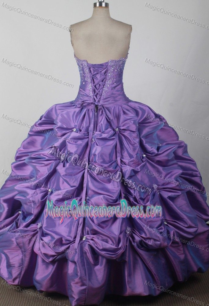 Classical Sweetheart Sweet Sixteen Dresses in Brewton with Appliques and Beadings