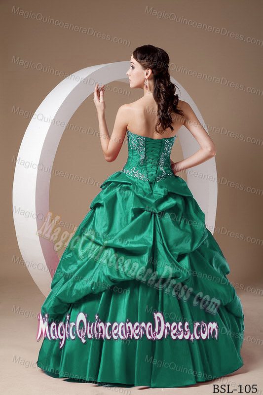 Cheap Pick Ups and Embroidery Sweet 16 Dresses in Turquoise near Pulaski