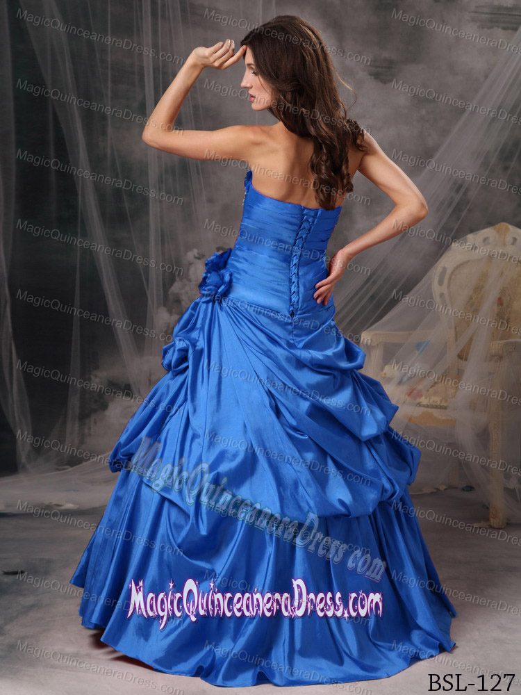 Beaded and Pick Ups Princess Strapless Quinceanera Gowns in Jackson Hole