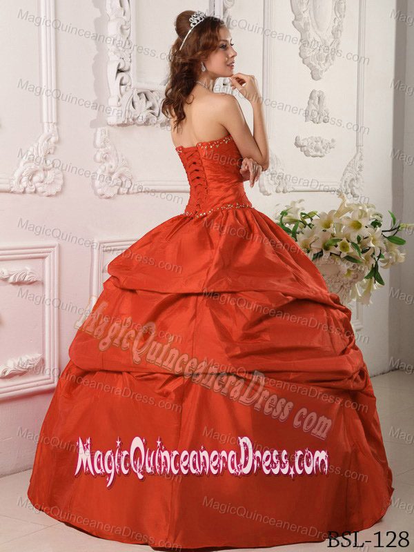 Exclusive Beaded and Ruched Decorated Quinceaneras Dress near Antigo WI