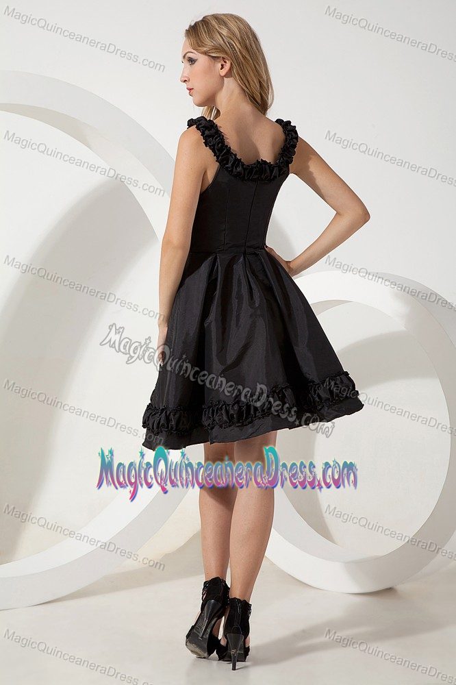 Black Scoop Black Mini-length 15 Dresses For Damas in Taffeta in Poulsbo