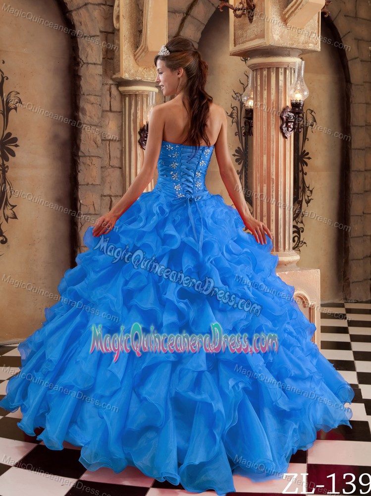 Diamonds Ruffles and Ruche Sweet Sixteen Quinceanera Dresses in Fashion