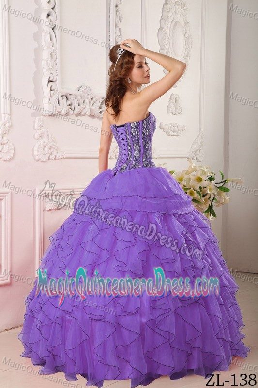Ruffled Sequined Bodice Quinceanera Gown Dresses near Port Orchard