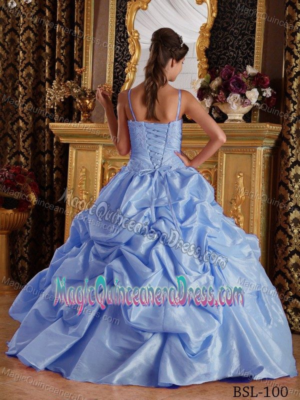 2013 Providence Straps Taffeta Beading and Appliques Sweet 16 Dresses in Purple