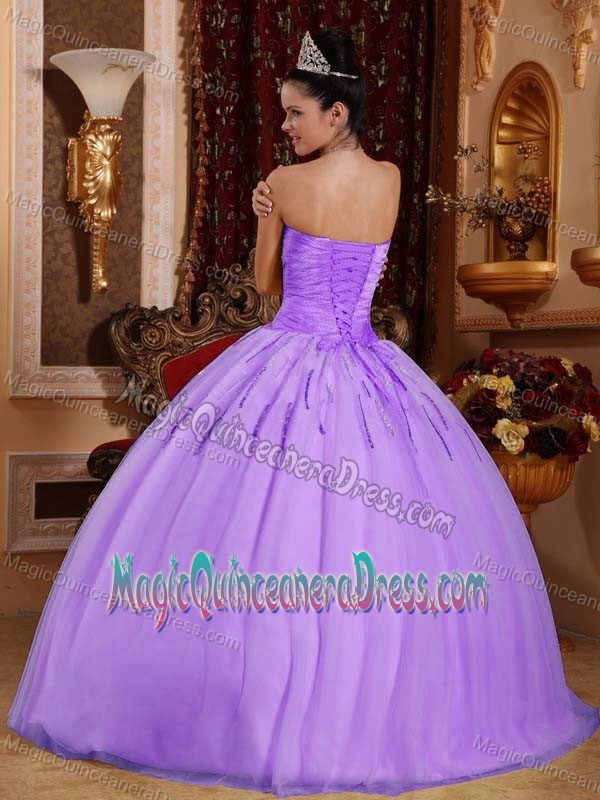 Lovely Lilac Sweetheart Floor-length Quinceanera Dress in Argentina