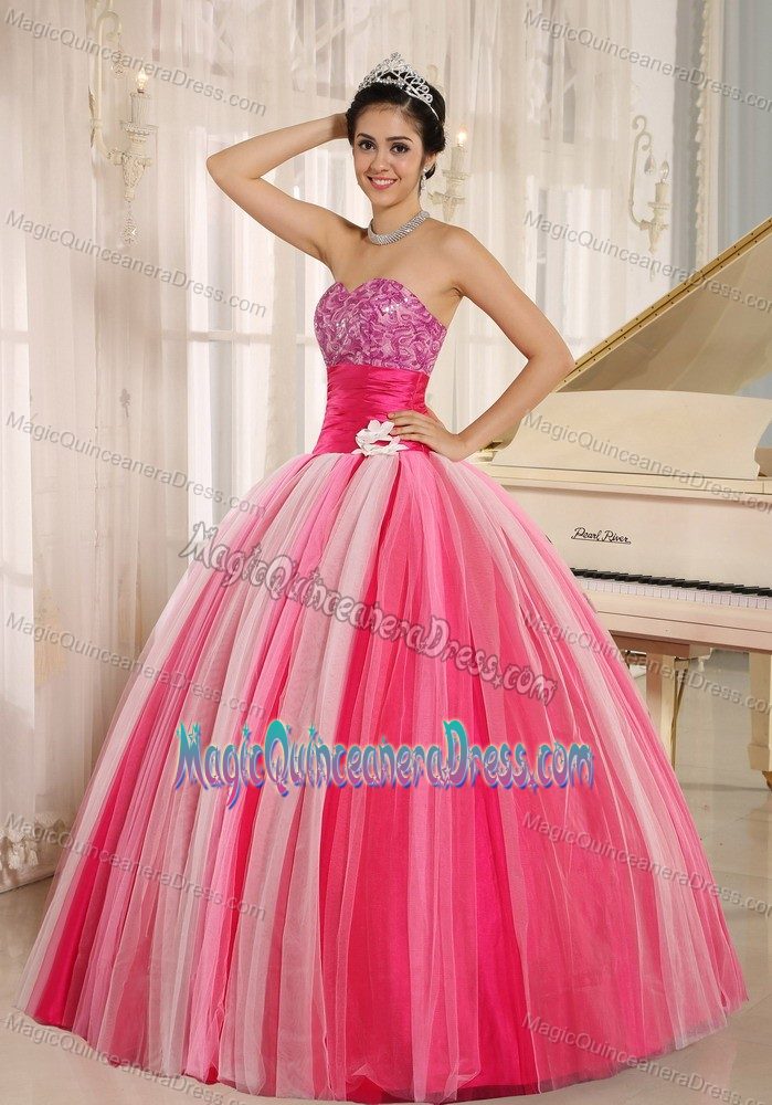 Unique Multi-color Sweetheart Floor-length Quinceanera Dresses in Albany