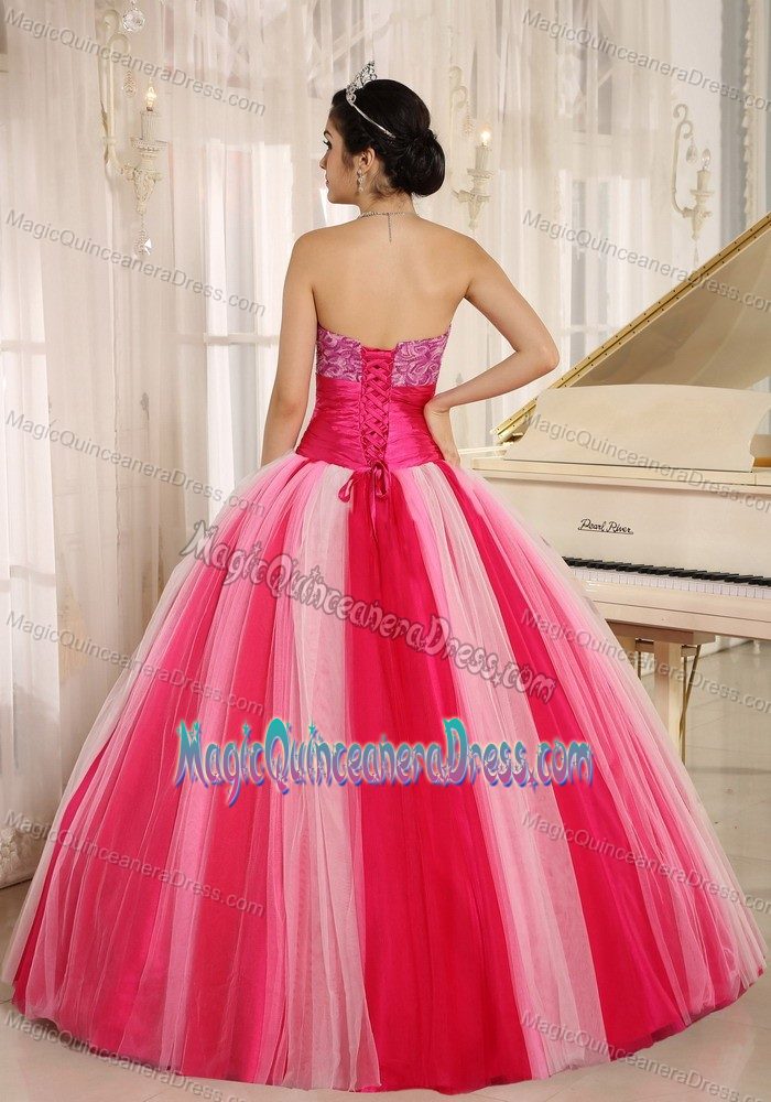 Unique Multi-color Sweetheart Floor-length Quinceanera Dresses in Albany