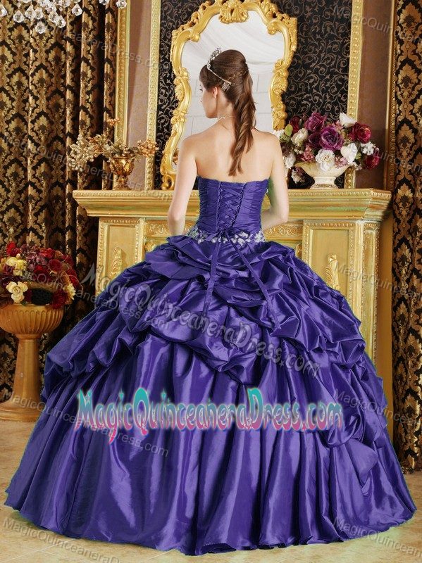 Ruche Appliques and Pick Ups Quinceanera Gown Dresses near Poulsbo