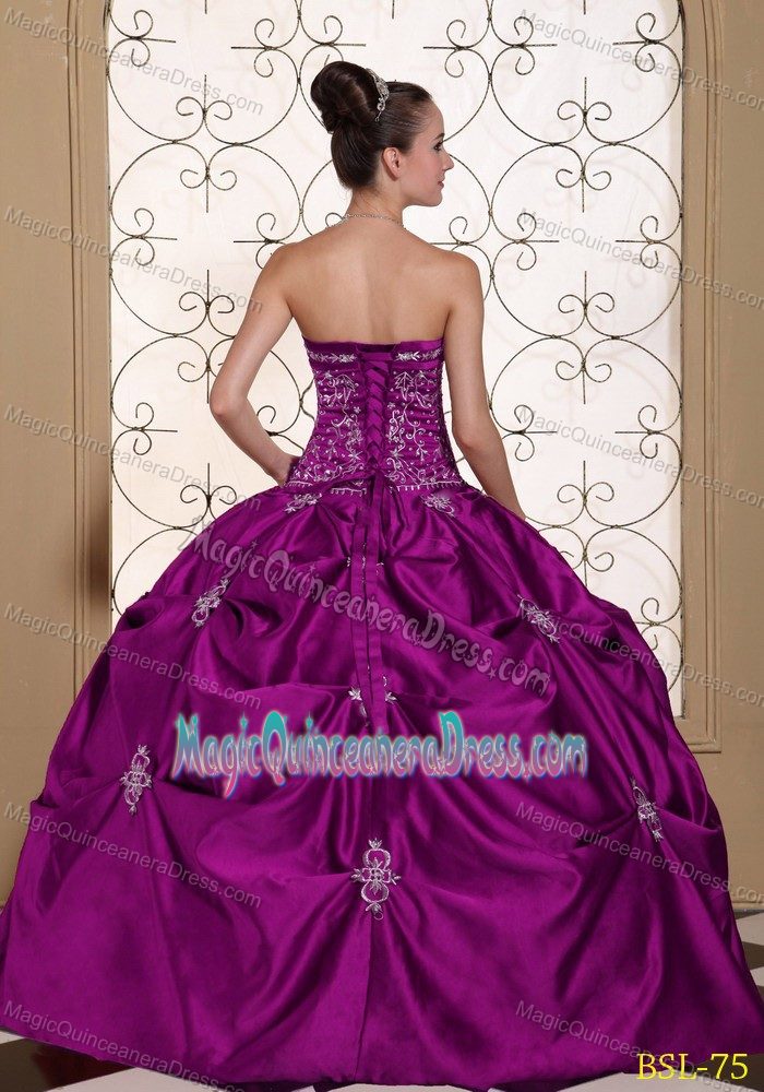Strapless A-line Sweet Sixteen Dresses with Beading and Appliques in Greeley