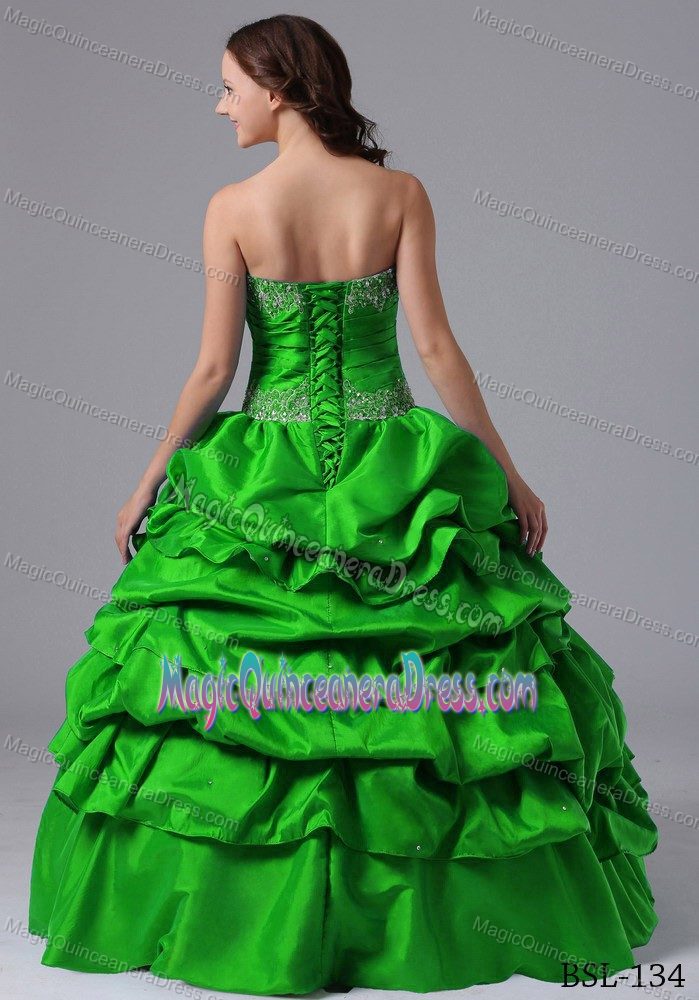 Pick-ups Quinceanera Dress With Beading and Ruching in Limoges France
