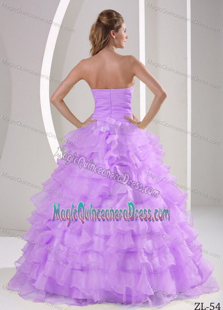 Pieces Ruffles Sweetheart Beading Dress for Quince in Bochum Germany