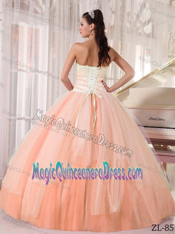 Affordable Sweetheart Tulle Beading Quinceanera Dress in Alzey Germany