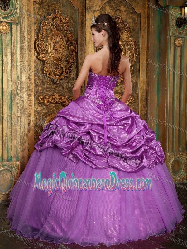 Matching Jacket for Lavender Sweetheart Appliques Quinceanera Dress