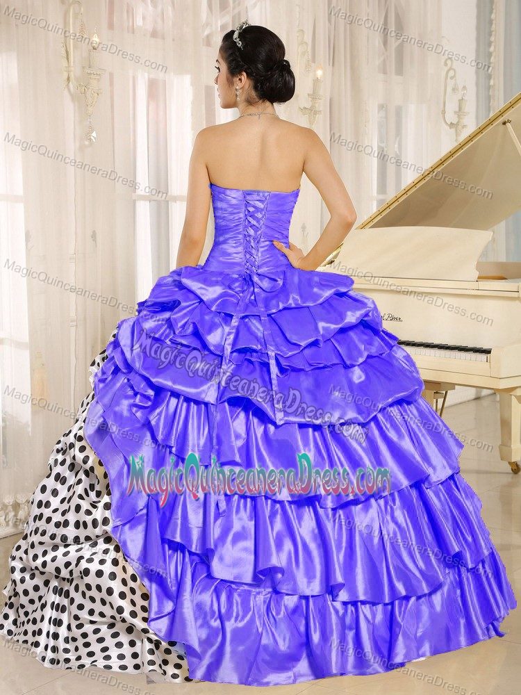 Multi-color Pick-ups Strapless 2013 Quinceanera Gown for 2013 Fashion