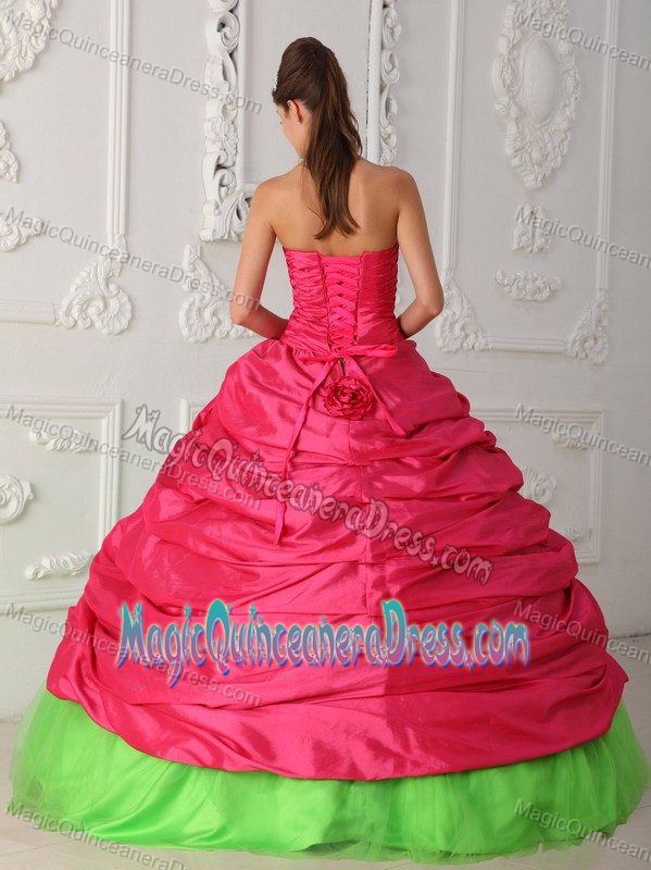 Sweetheart Appliques and Ruche Accent Sweet 16 Dresses in Abbeville