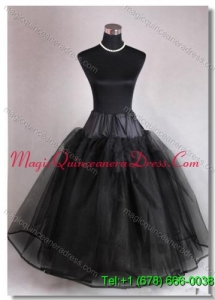 High End Organza Ball Gown Floor length Black Petticoat