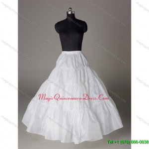 Luxurious Organza Ball Gown Floor length White Petticoat