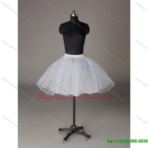 Most Popular Organza Ball Gown Mini Length Petticoat in White