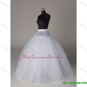 Fashionable Organza Ball Gown Floor length Petticoat in White