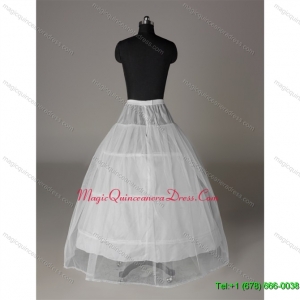 Modest Organza Ball Gown Floor length White Petticoat