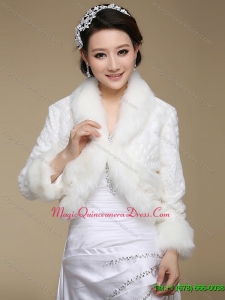 Brand New Long Sleeves Faux Fur Wraps for 2015