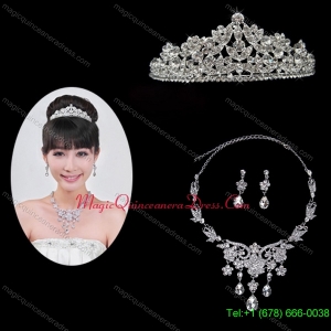 Gorgeous Alloy With Rhinestone Ladies Jewelry Sets
