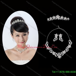 Spring Flowers Alloy Ladies Jewelry Sets