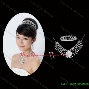 Elegant Alloy with Rhinestone Crystal Ladies Jewelry Sets