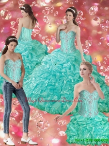 Exquisite Ball Gown Sweetheart Quinceanera Dresses with Beading