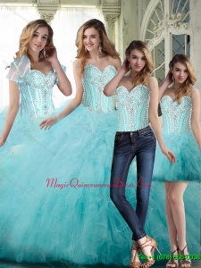 Classical Ball Gown Sweetheart Beading Quinceanera Dresses
