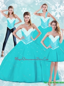 Luxury Floor Length Quinceanera Dresses with Beading and Ruffles