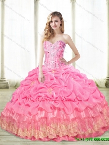 The Super Hot Beaded Quinceanera Dresses with Appliques