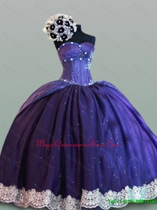 In Stock Sweetheart Quinceanera Dresses with Lace for 2015