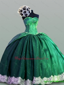 Sweetheart Lace In Stock Quinceanera Dresses in Taffeta for 2015