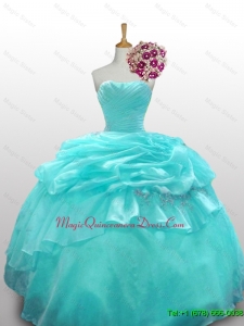 2015 Fast Delivery Quinceanera Dresses with Paillette and Ruffled Layers