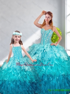 Beautiful Ball Gown Sweetheart Macthing Sister Dresses in Multi Color