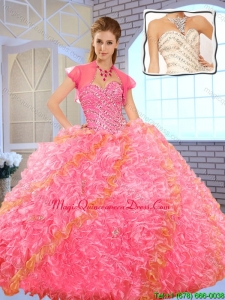 Fashionable Sweetheart Beading Quinceanera Dresses in Multi Color