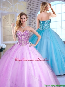 Classic Ball Gown Beading Quinceanera Gowns with Sweetheart