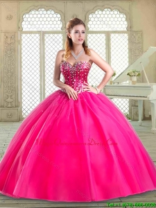 2016 Perfect Sweetheart Beading Quinceanera Dresses