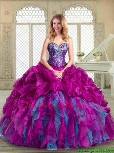 Magic Miss Sweetheart Quinceanera with Pick Ups and Ruffles