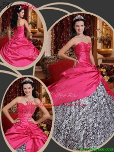 Classic Ball Gown Sweetheart Quinceanera Dresses in Hot Pink