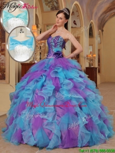 Luxurious Ball Gown Sweetheart Quinceanera Dresses in Multi Color