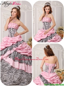 Classical Ball Gown Multi Color Luxury Quinceanera Gowns with Beading