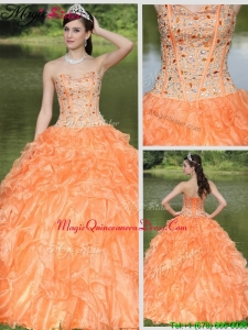 Hot Sale Beading and Ruffles Layered Quinceanera Gowns